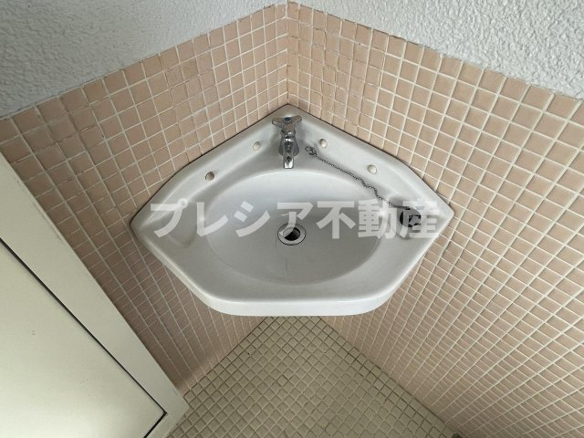 寿コーポの洗面所