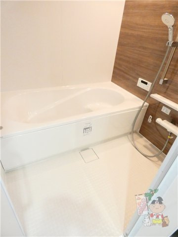 セレストブルーの浴室