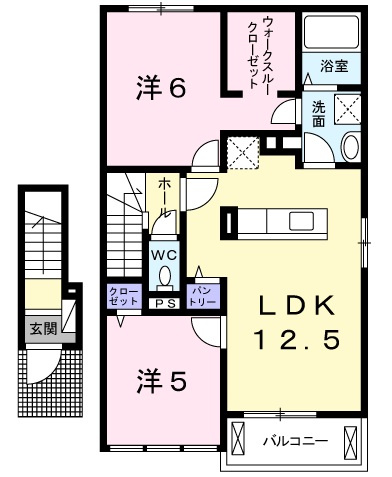 アルコバレーノⅦノースの間取り