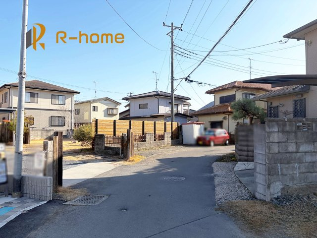 水戸市姫子1丁目　新築戸建て　1号棟の前面道路含む現地写真|堂々！建物完成♪実際のお部屋をご見学可能です♪
ご見学が一番の資料！お気軽にお問い合わせ下さい♪
