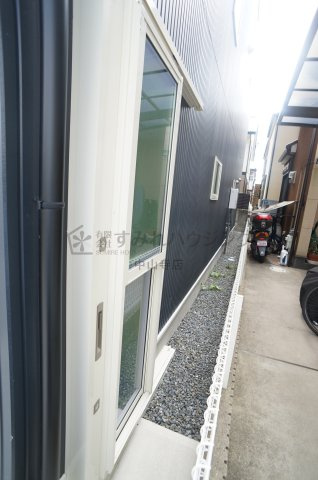 安倉南ガレージハウスのエントランス