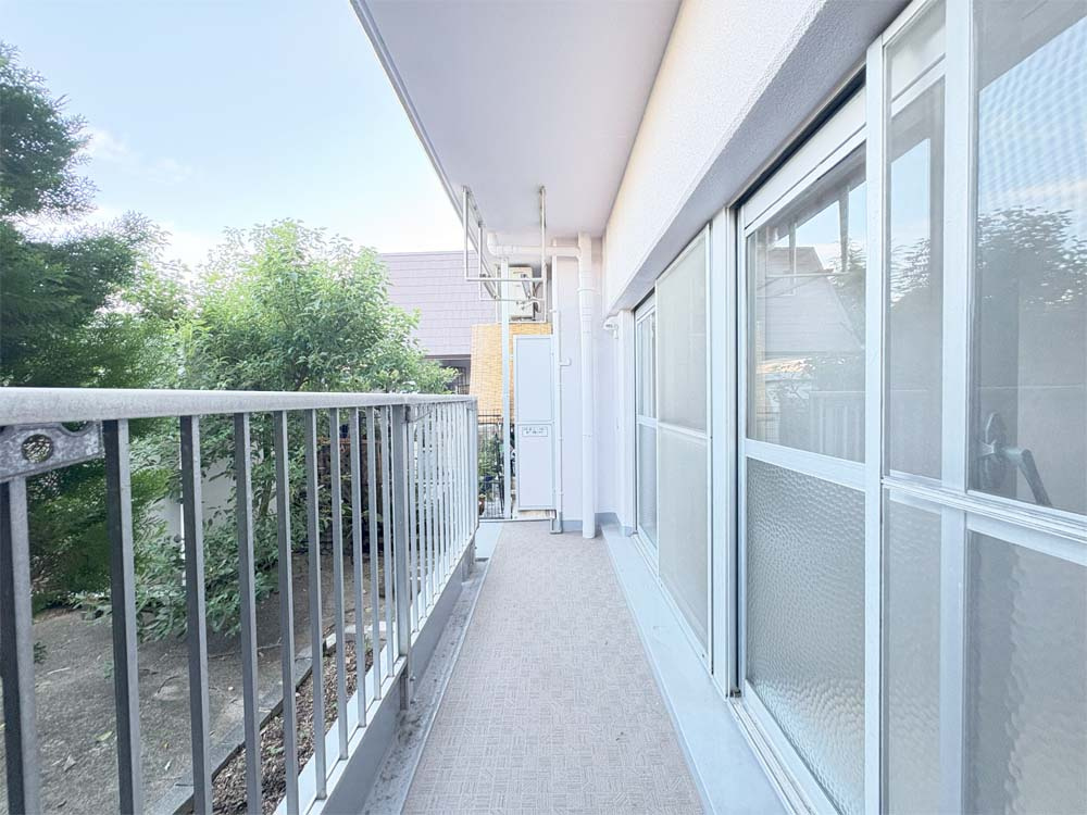 パストラル昆陽のバルコニー