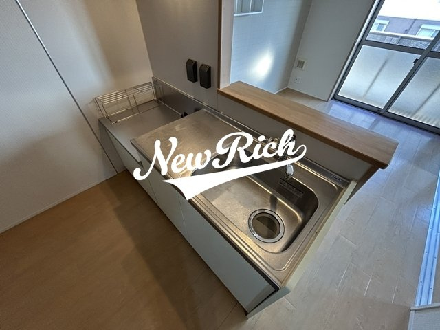 前橋市駒形町のアパートのキッチン