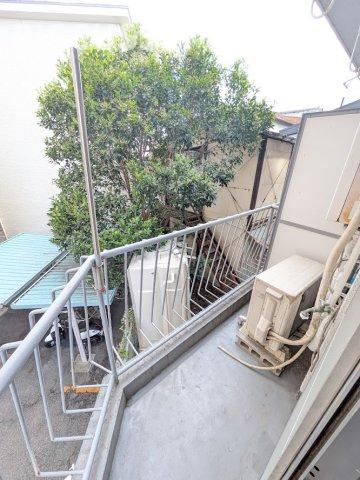 泉マンションのバルコニー