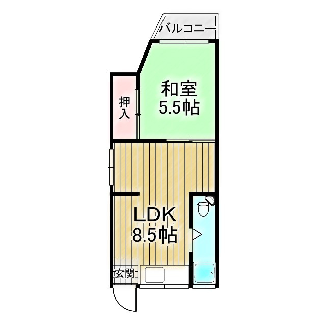 泉マンションの間取り