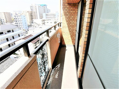 【バルコニー】 | ライオンズマンション岡山医大東 | 洋室側バルコニー　※2025年4月撮影