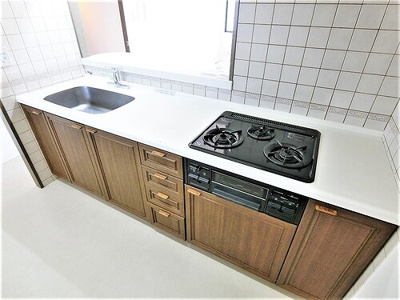 【キッチン】 | ライオンズマンション岡山医大東 | システムキッチン　※2025年4月撮影