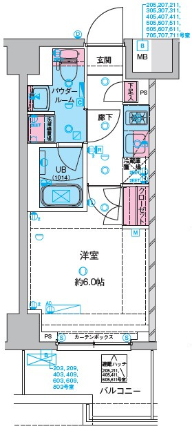 GENOVIA川口元郷の間取り