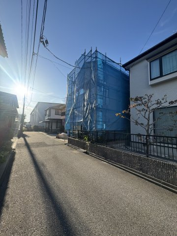 中央区紫竹山1丁目　中古戸建の前面道路含む現地写真