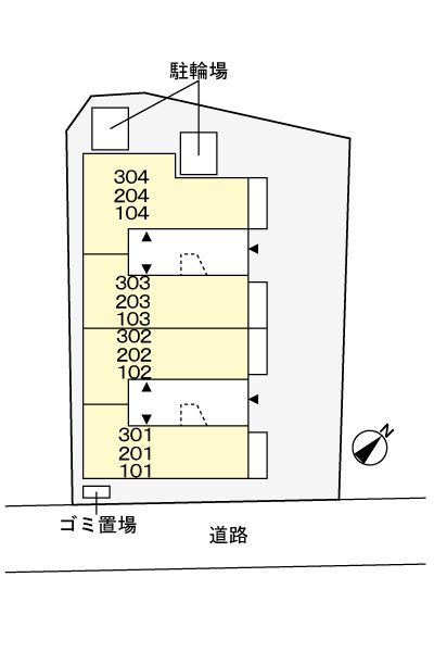 エルグ２の駐車場