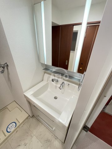 BRAVI南堀江　日吉小学校区の洗面所|BRAVI南堀江　独立洗面台