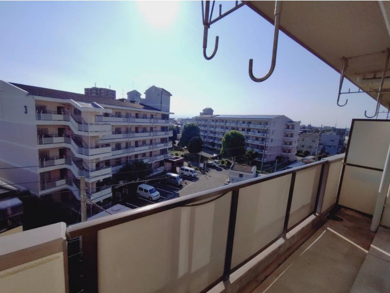 ソレイユ久保のバルコニー