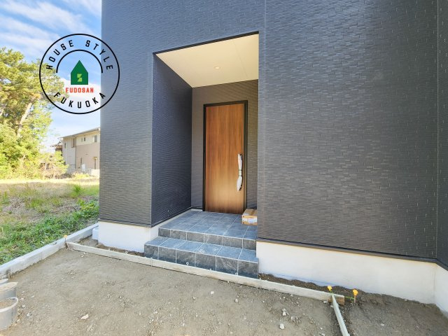 東区奈多2丁目第5-5棟（4号棟）の外観：施工例|おでかけの時も帰った時も、「我が家」を最初に感じでもらえる素敵な空間に。