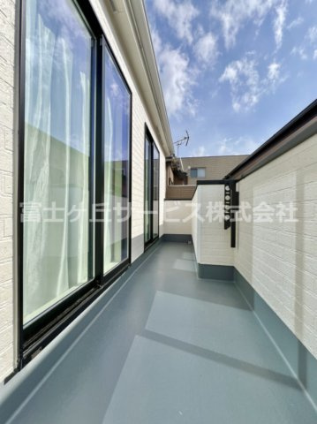 【バルコニー】 | 田方郡函南町仁田  新築一戸建て A号棟 | 陽当たり良好なバルコニーです