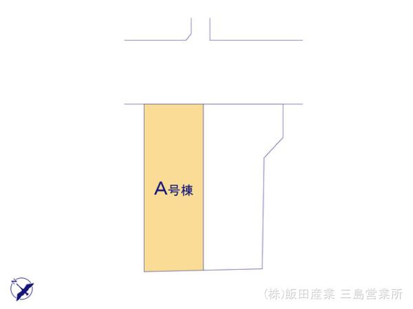 【区画図】 | 田方郡函南町仁田  新築一戸建て A号棟 | A号棟の区画図です