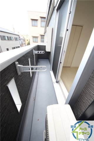 ヴェルハイム明石のバルコニー