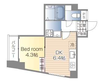 コスモグランデⅡの間取り