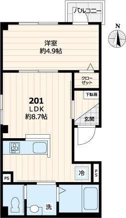 グランパーク本所の間取り