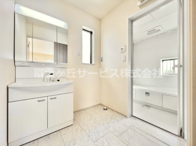 【脱衣所】 | 沼津市大岡 5期  新築一戸建て C号棟 | 脱衣場です