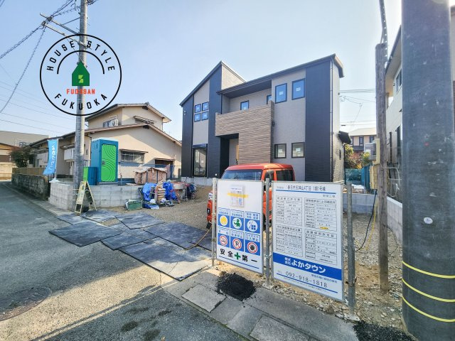 春日市天神山4丁目第1-1棟（1号棟）の前面道路含む現地写真|見学の時間などお気軽にお問い合わせ下さい。