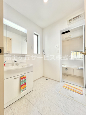 【脱衣所】 | 沼津市大岡 5期  新築一戸建て D号棟 | 脱衣場です