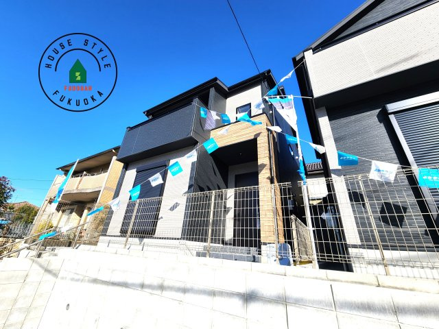 春日市一の谷5丁目第2-4棟（1号棟)の外観|デザイン性のある外観です。