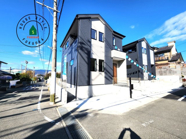 春日市一の谷5丁目第2-4棟（3号棟）の外観|デザイン性のある外観です。