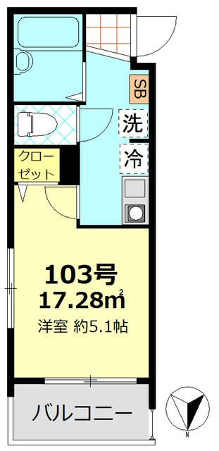 MELDIA東向島の間取り