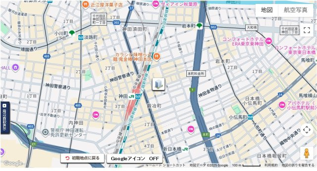 【地図】 | ★仲介手数料無料★クリオ神田（リフォーム済み）