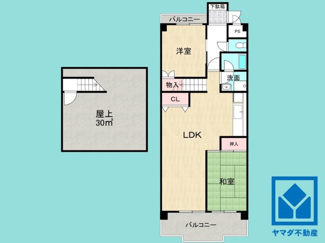 パークテラス桂川の間取り