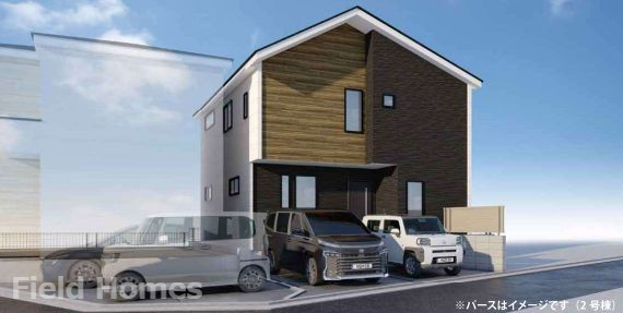 綾瀬市寺尾本町1丁目新築戸建て　1期2号棟の外観|外観イメージ「綾瀬市寺尾本町1丁目新築戸建て　2号棟」