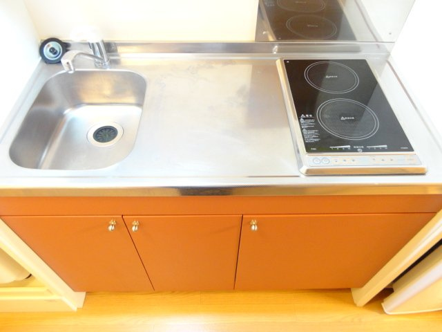【キッチン】 | レオパレス恩智北町ハイツ | 電気コンロ２口付