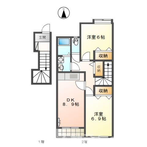 サンパステルの間取り