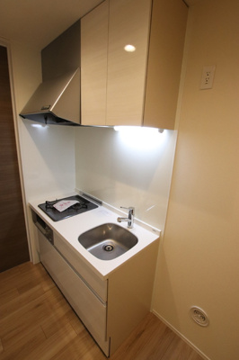 ガスコンロ2口のキッチン