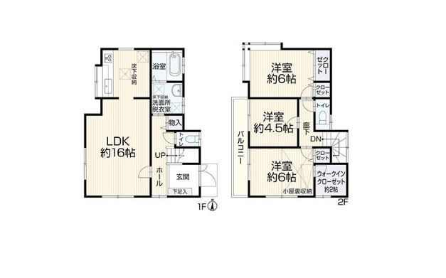 座間市栗原中央5丁目　中古戸建の間取り|間取図「座間市栗原中央5丁目　中古戸建」
