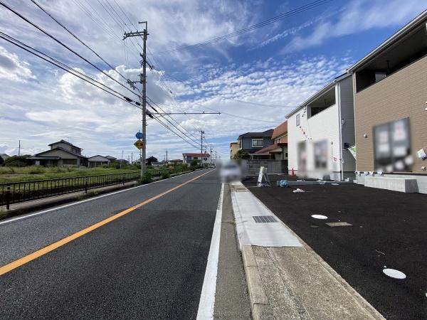 【前面道路含む現地写真】 | 明石市大久保町八木　新築戸建　2号棟