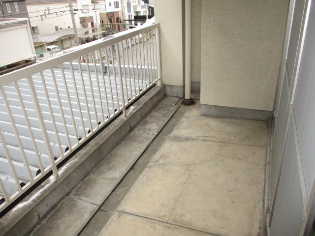 グリーンハイツのバルコニー