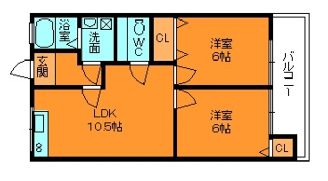 グリーンハイツの間取り