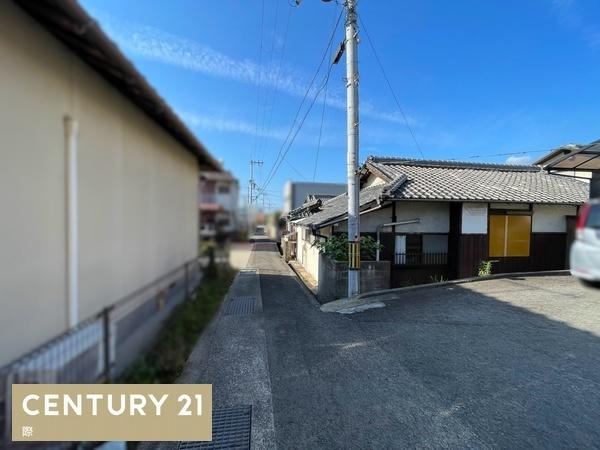 和歌山市大谷　土地の前面道路含む現地写真