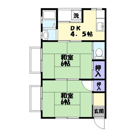 【間取り】 | ハウス稲文I