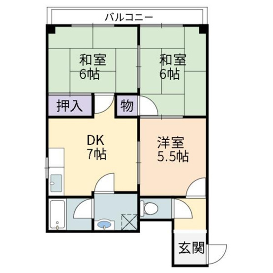 【間取り】 | 寿ハイツ