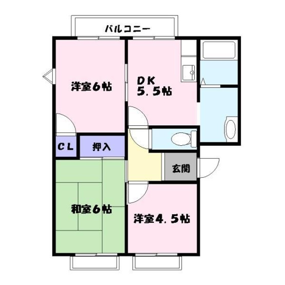 【間取り】 | フレグランス金保Ａ棟・Ｂ棟(SLS)