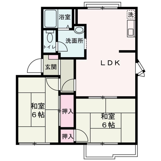 【間取り】 | サングリーンハイツ
