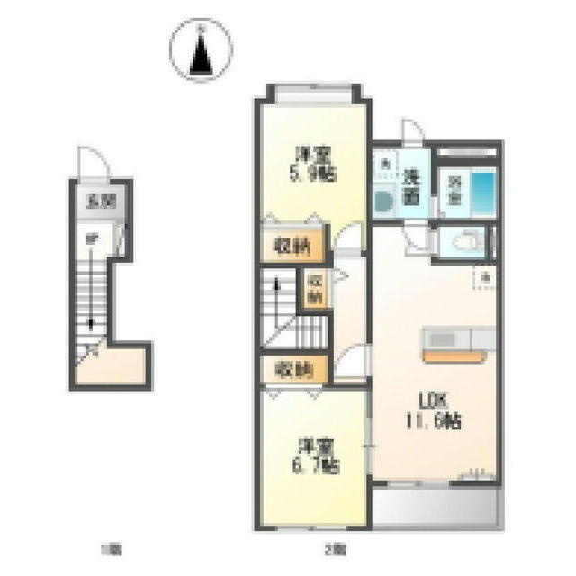 ベストハイツの間取り
