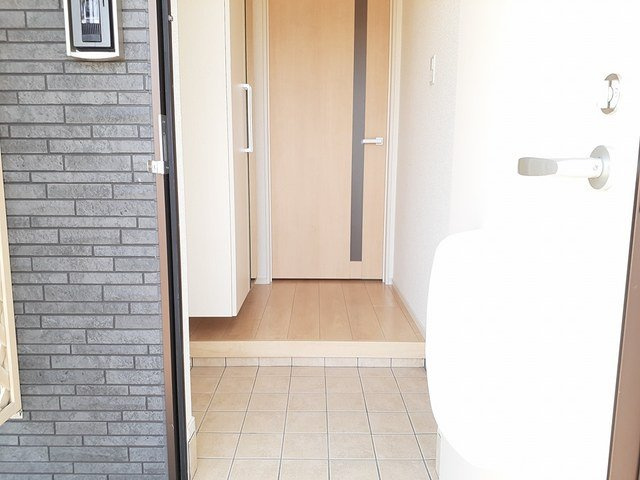 ソレイユ福岡　Ａの玄関|きれいな玄関です