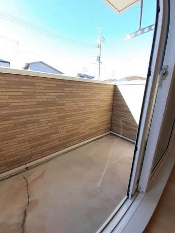 コスモスのバルコニー