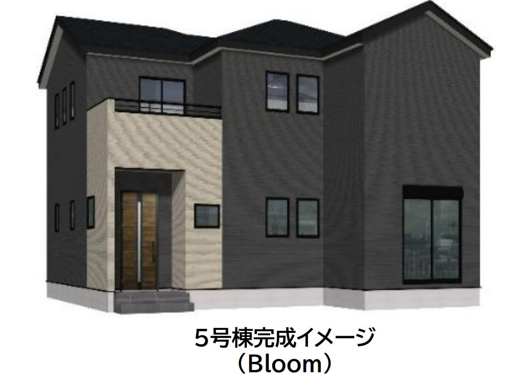 仲介手数料不要　よかタウンBloom東区八反田1丁目1期【託麻西小・西原中】の外観パース|外観パースです