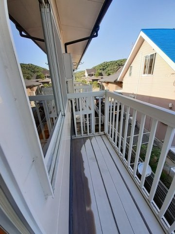 プラスパーハイツＢのバルコニー