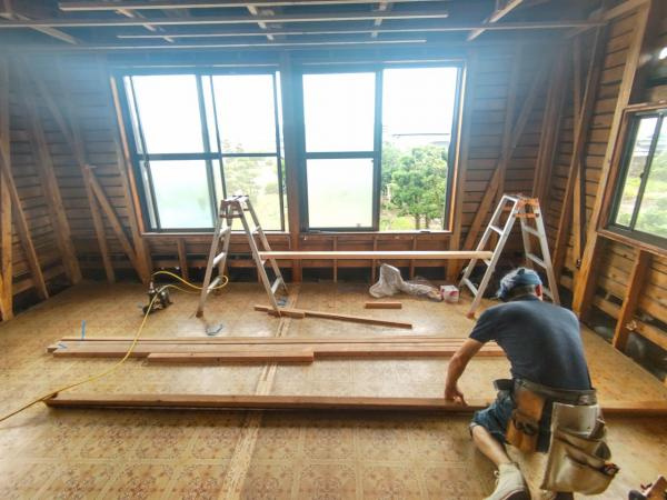 仲介手数料不要　カチタス合志市御代志　戸建て【西合志中央小・西合志中】の内装|【リフォーム中】リフォームは協力会社さんが住まわれる人の気持ちになって丁寧に作業を行っています。