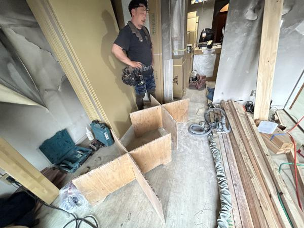 仲介手数料不要　カチタス合志市御代志　戸建て【西合志中央小・西合志中】のその他|リフォームは協力会社さんが住まわれる人の気持ちになって丁寧に作業を行っています。